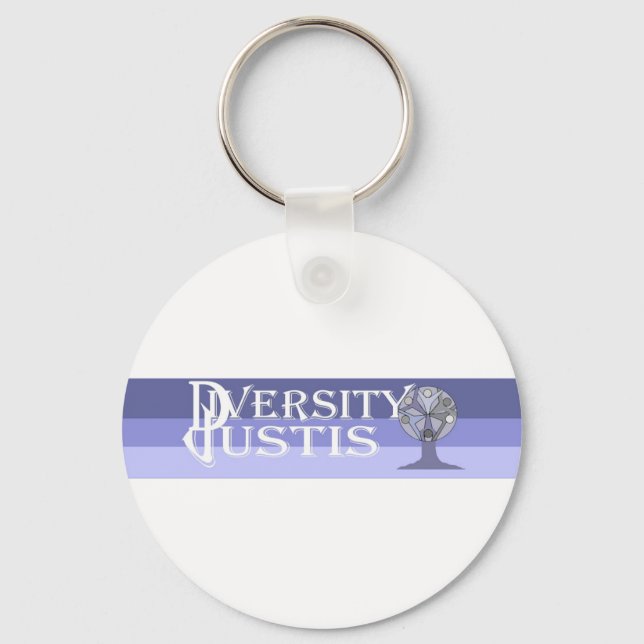 DiversityJustis Keychain (Front)