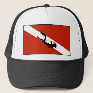 Diverwown with Diver Trucker Hat