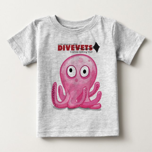 DiveVets "Octo" Kids-T Baby T-Shirt (Front)