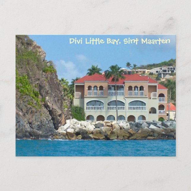 Divi Little Bay SXM Sint Maarten Postcard (Front)