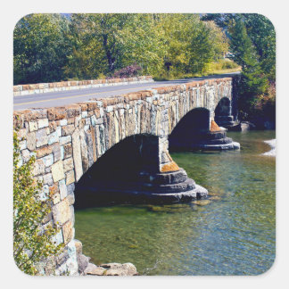 Divide Creek Bridge Square Sticker
