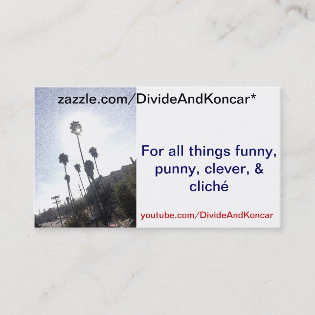 DivideAndKoncar Business Cards (Front)