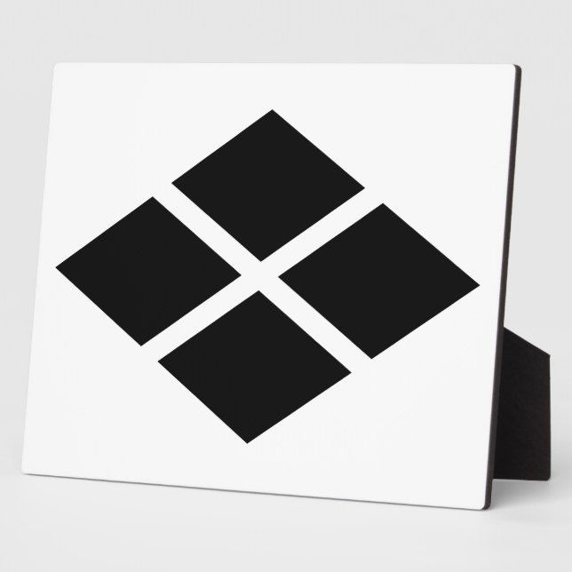 Divided rhombus plaque (Side)