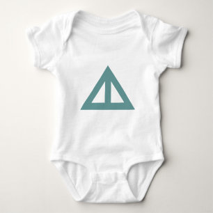 Divided Triangular Arrow Baby Bodysuit