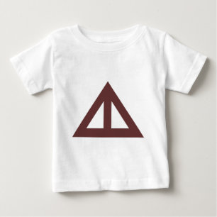 Divided Triangular Arrow Baby T-Shirt