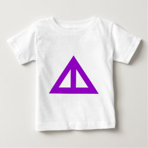 Divided Triangular Arrow Baby T-Shirt