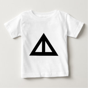 Divided Triangular Arrow Baby T-Shirt