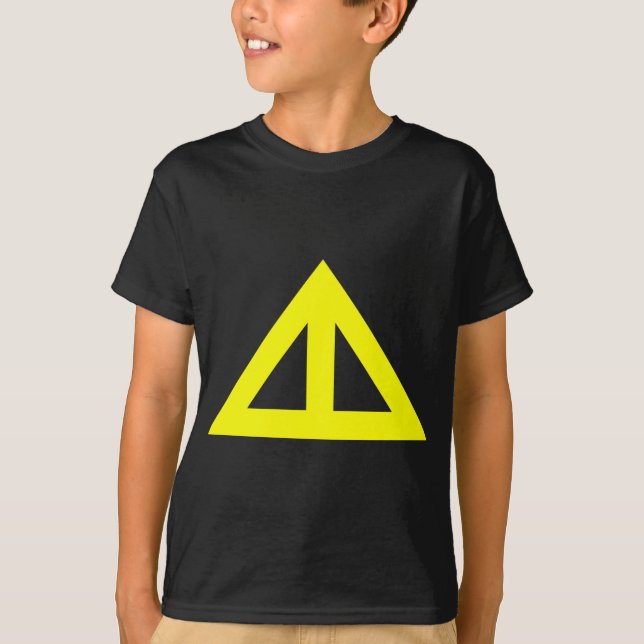 Divided Triangular Arrow T-Shirt (Front)
