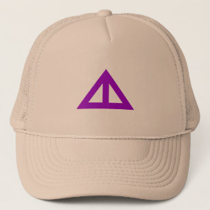 Divided Triangular Arrow Trucker Hat
