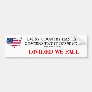 divided we fall sticker
