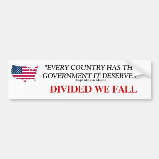 divided we fall sticker