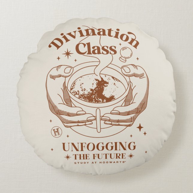 Divination Class - Unfogging The Future Round Cushion (Front)