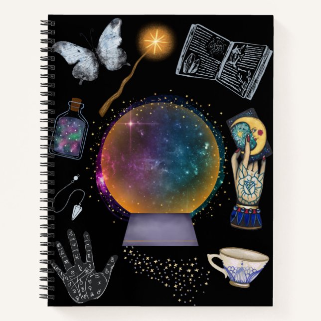 Divination Magic  Notebook (Front)