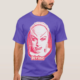 Divine 80s Style Retro Fan Art Design T-Shirt