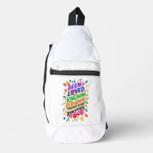 Divine Affirmation: Embracing Spiritual Identity Sling Bag
