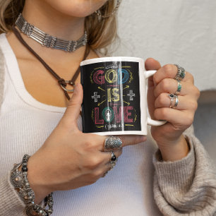 Divine Affirmation: God Is Love Coffee Mug