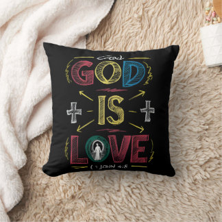 Divine Affirmation: God Is Love Cushion