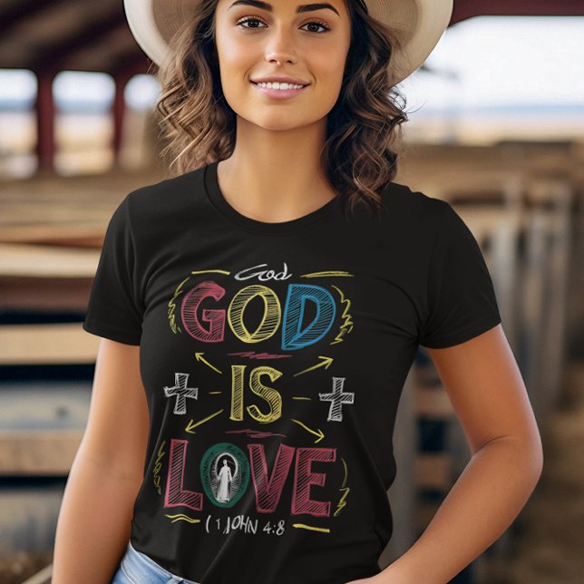 Divine Affirmation: God Is Love T-Shirt (Creator Uploaded)
