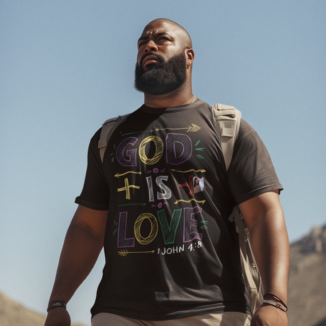 Divine Affirmation : God is love T-Shirt (Creator Uploaded)