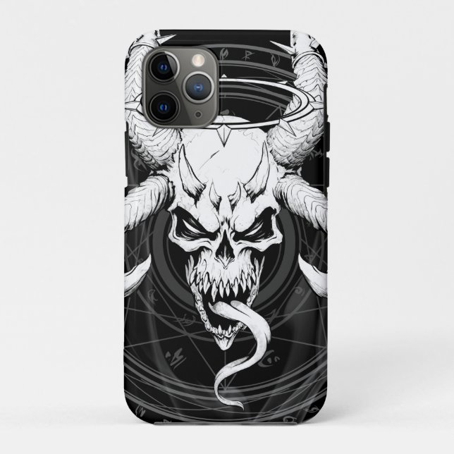 Divine Arcane Skull of Death Black Case-Mate iPhone Case (Back)