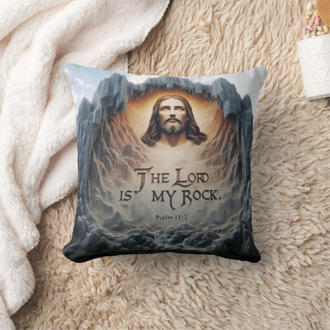 Divine Ascension: The Lord Is My Rock Cushion (Blanket)