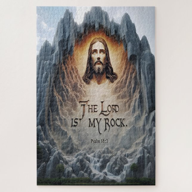 Divine Ascension: The Lord Is My Rock Jigsaw Puzzle (Vertical)