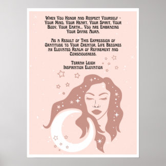 Divine Aura Poster By Terrah Leigh Tullie