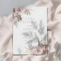 Divine Beauty: Blush & Rose Floral Wedding