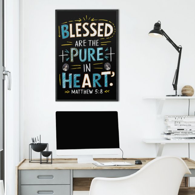 Divine Blessings: A Bible Verse Illumination Poster (Creator Uploaded)