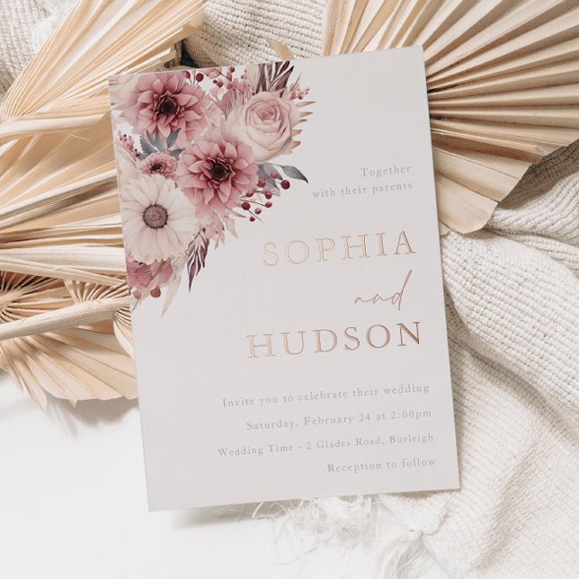 Divine Boho Blush Wedding Rose Gold (Creator Uploaded)