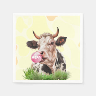 Divine Bovine Make Your Own Custom Napkin