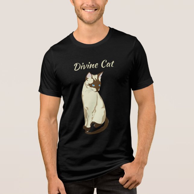 Divine Cat tee shirt (Front)