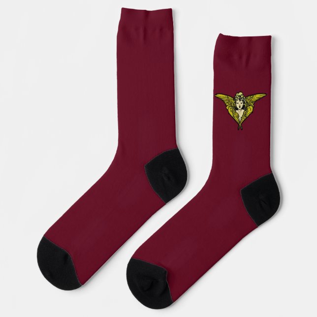 Divine Cherub in Gold Socks (Left)