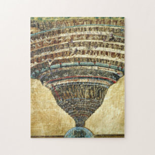 Divine Comedy By Sandro Botticelli Jigsaw Puzzle