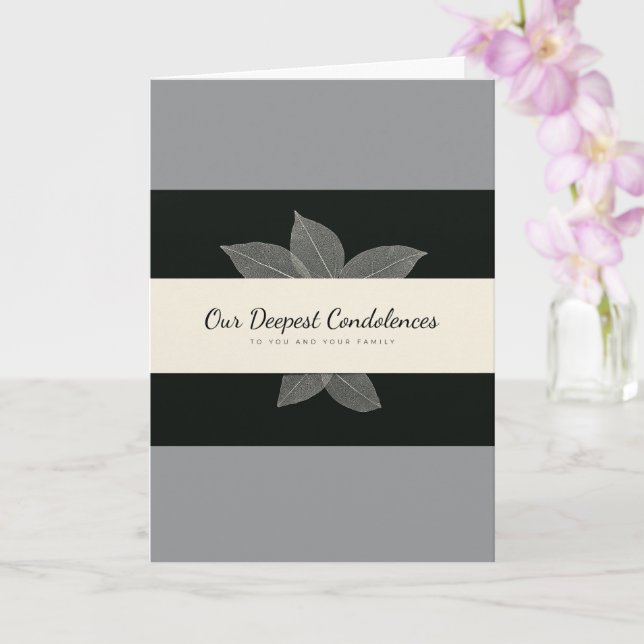 Divine Comfort: A Christian Sympathy Card (Orchid)