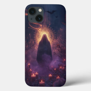 Divine Darkness – The Sacred Halloween Presence iPhone 13 Case