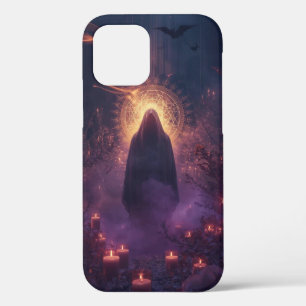 Divine Darkness – The Sacred Halloween Presence iPhone 12 Case