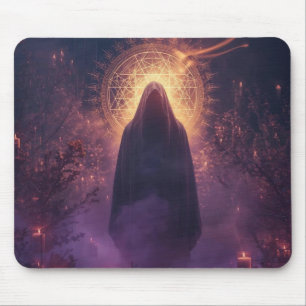 Divine Darkness – The Sacred Halloween Presence Mouse Pad