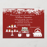 Divine Desserts Winter-Theme Invitation