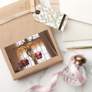 Divine Devotion Prayer Rectangular Sticker