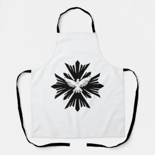 Divine dove of peace apron