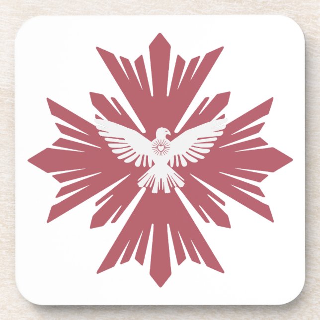 Divine dove of peace coaster (Front)