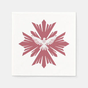 Divine dove of peace napkin