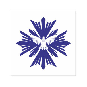 Divine dove of peace self-inking stamp