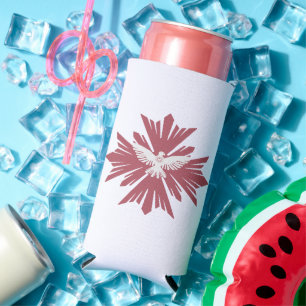 Divine dove of peace seltzer can cooler
