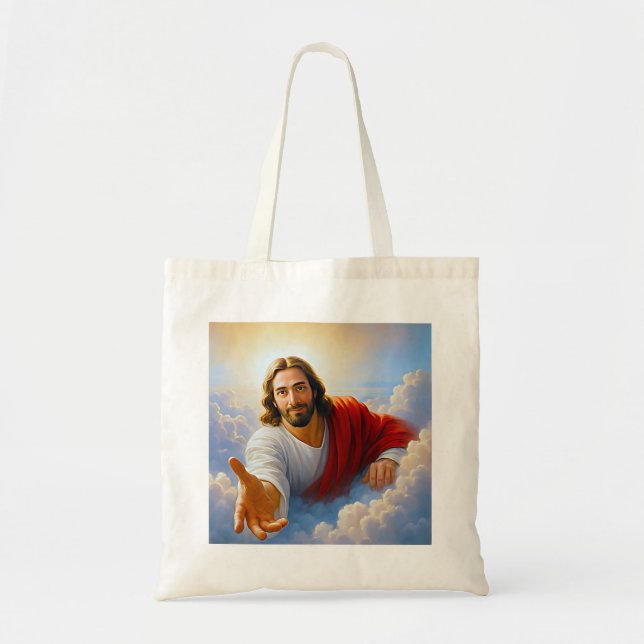 Divine Embrace Tote Bag (Front)
