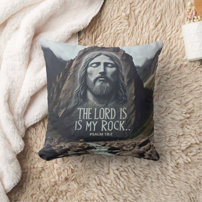 Divine Encounter: Jesus on Mountain Cushion (Blanket)
