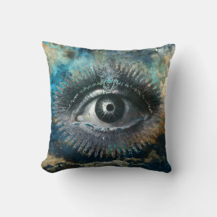 Divine Eye Throw Pillow