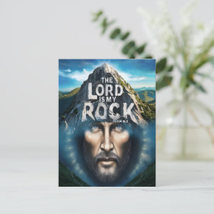 Divine Faith: The Lord Is My Rock Postcard