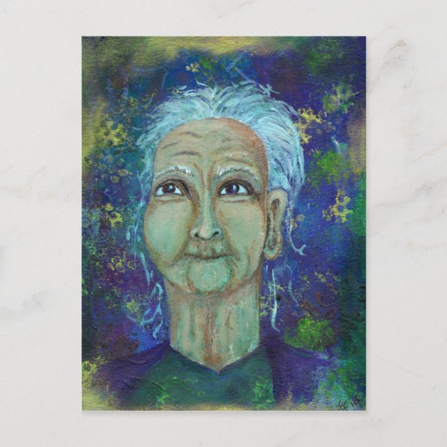 Divine Feminine Auntie Ebb Postcard (Front)
